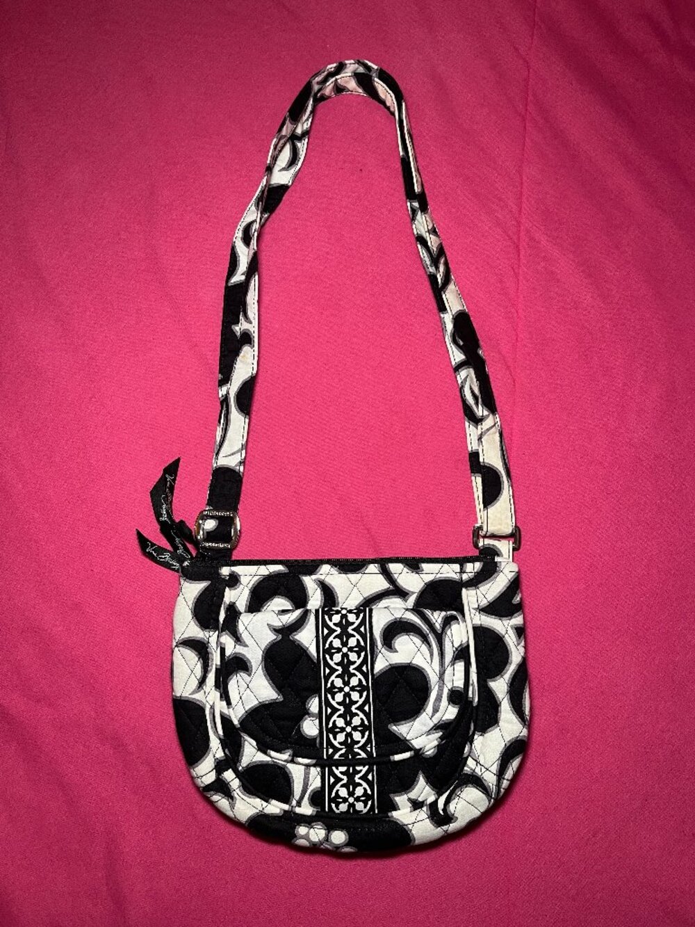 Vera Bradley "Night & Day" Spring 2010 Crossbody Bag Women's Preowned